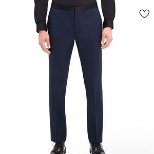 Theory Navy Blue Tuxedo Trousers